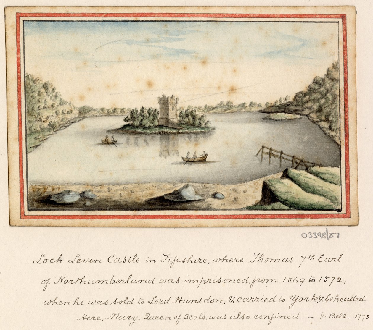 En serie skisser, vyer i Storbritannien, kontinenten och Amerika 1772-1778 (akvarell) av British School