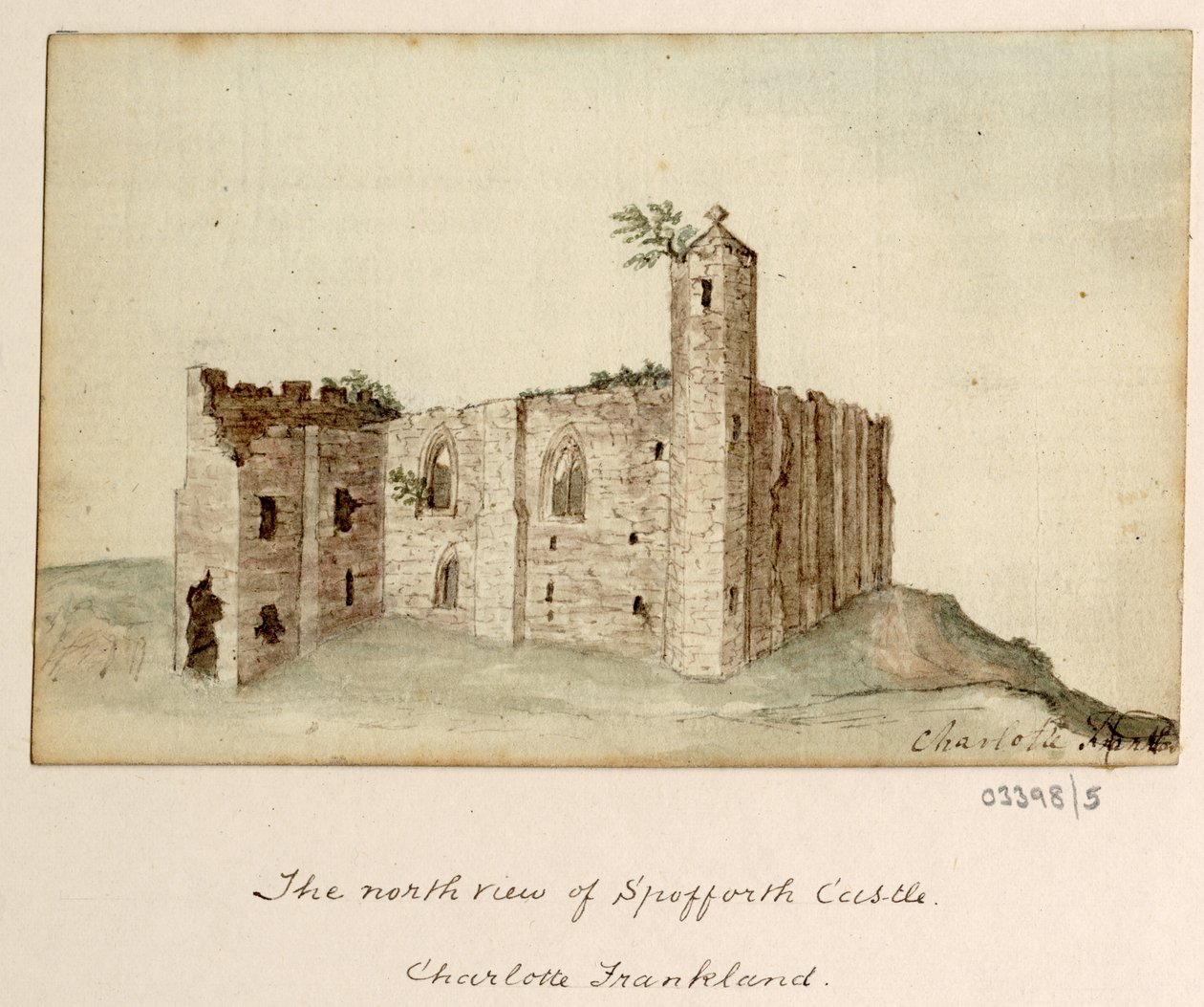 En serie skisser, vyer i Storbritannien, kontinenten och Amerika 1772-1778 (akvarell) av British School