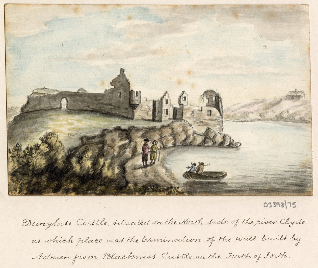 En serie skisser, vyer i Storbritannien, kontinenten och Amerika 1772-1778 (akvarell) av British School