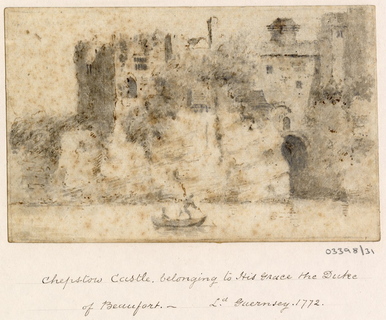 En serie skisser, vyer i Storbritannien, kontinenten och Amerika 1772-1778 (akvarell) av British School
