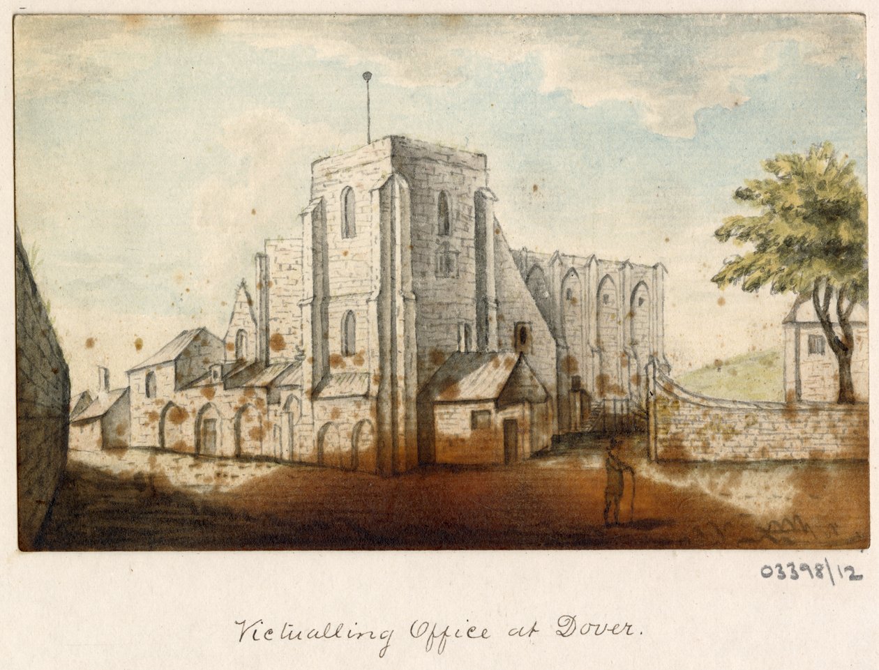 En serie skisser, vyer i Storbritannien, kontinenten och Amerika 1772-1778 (akvarell) av British School