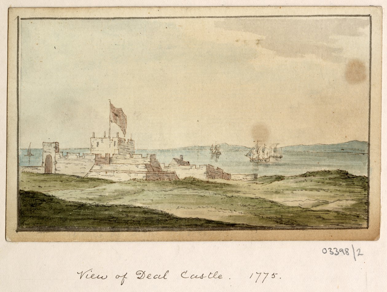 En serie skisser, vyer i Storbritannien, kontinenten och Amerika 1772-1778 (akvarell) av British School