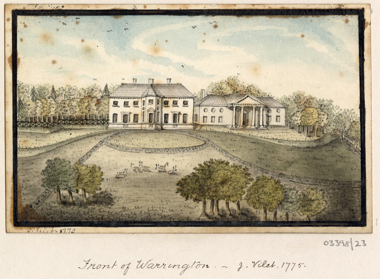 En serie skisser, vyer i Storbritannien, kontinenten och Amerika 1772-1778 (akvarell) av British School