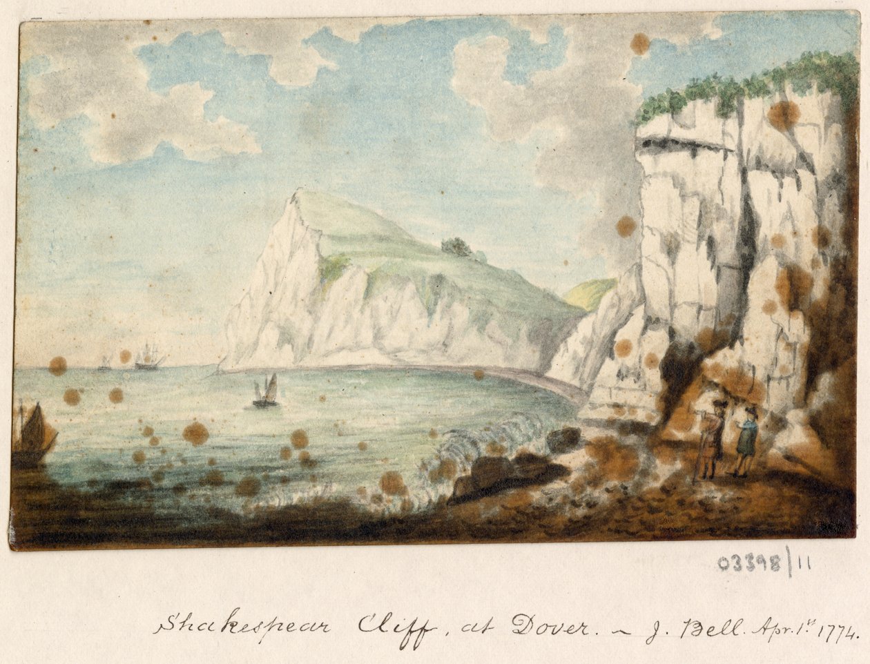En serie skisser, vyer i Storbritannien, kontinenten och Amerika 1772-1778 (akvarell) av British School