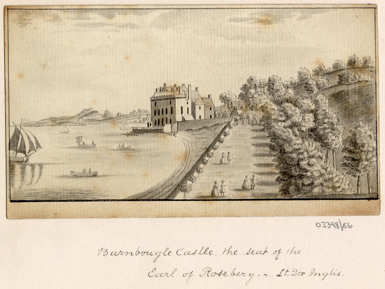 En serie skisser, vyer i Storbritannien, kontinenten och Amerika 1772-1778 (akvarell) av British School