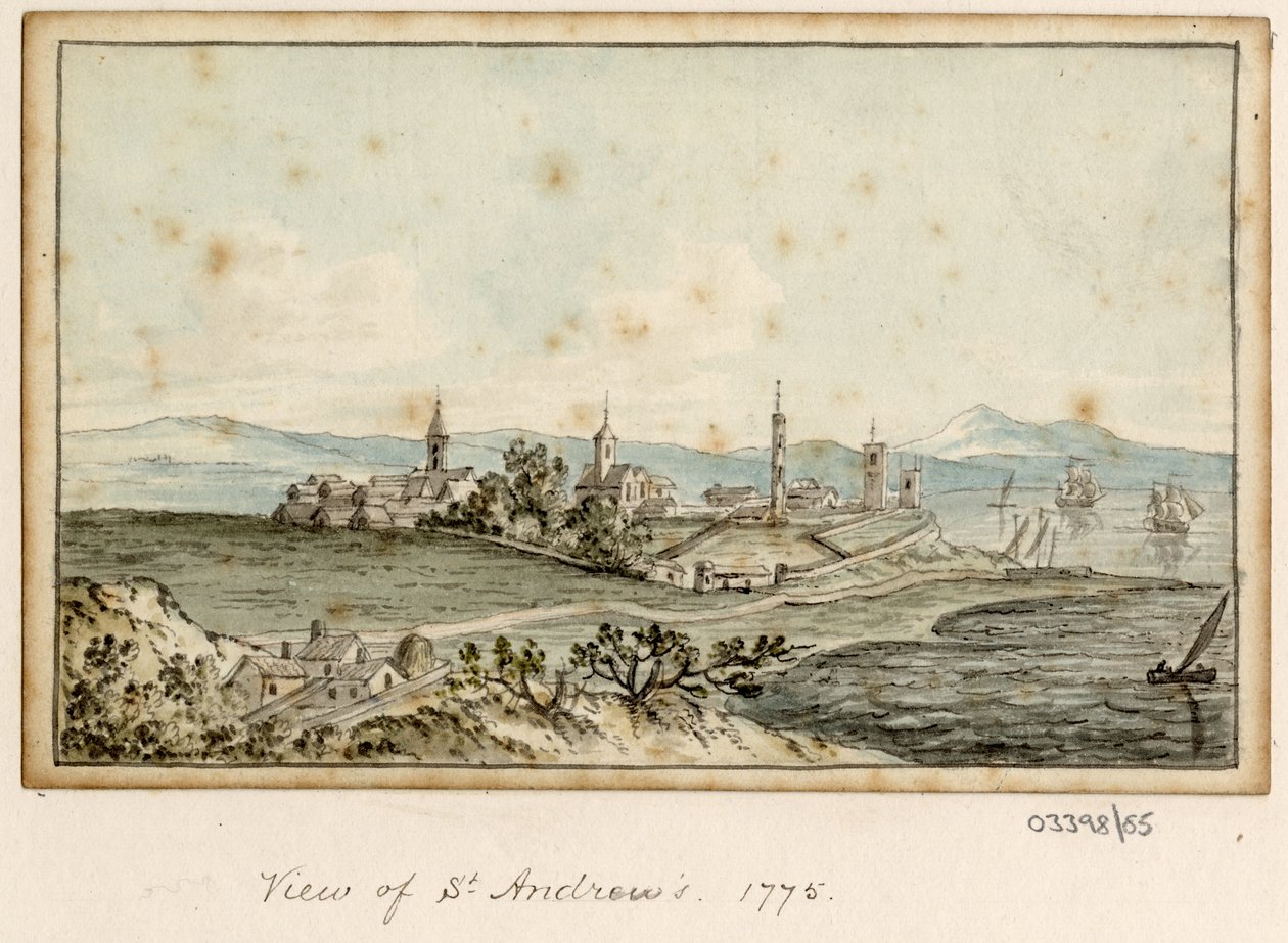 En serie skisser, vyer i Storbritannien, kontinenten och Amerika 1772-1778 (akvarell) av British School