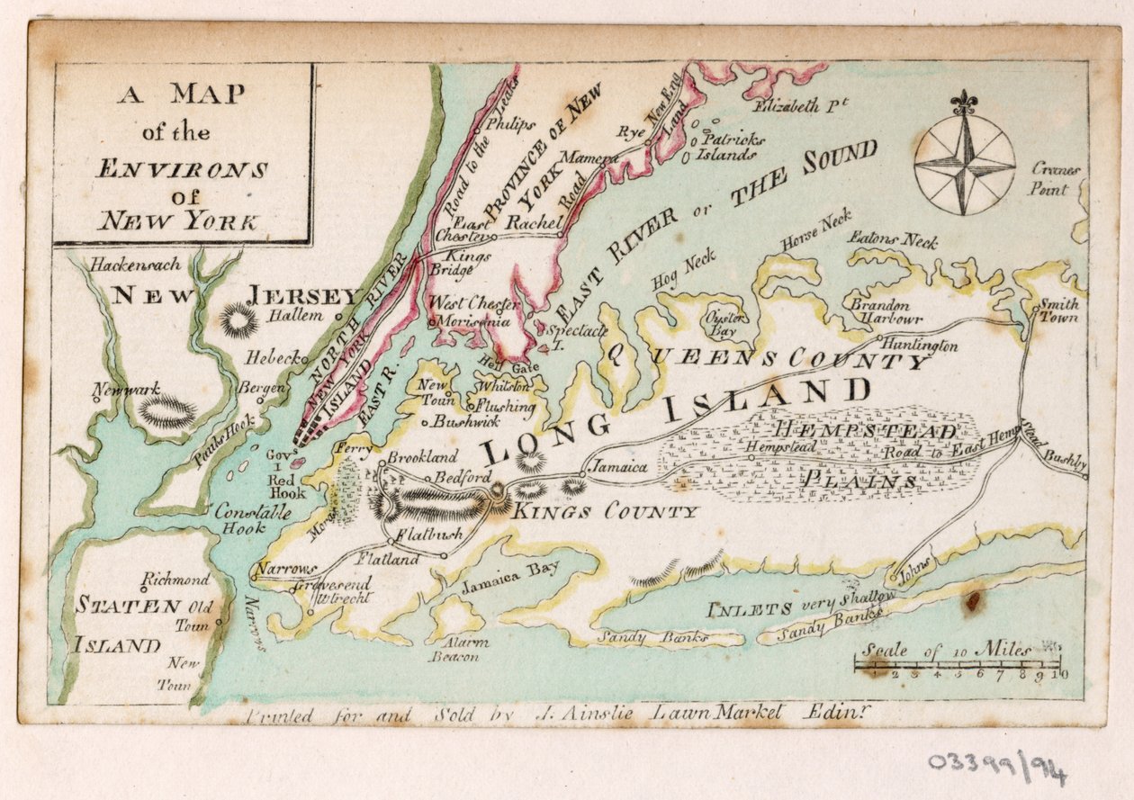 En serie skisser, vyer i Storbritannien, kontinenten och Amerika 1772-1778 (akvarell) av British School