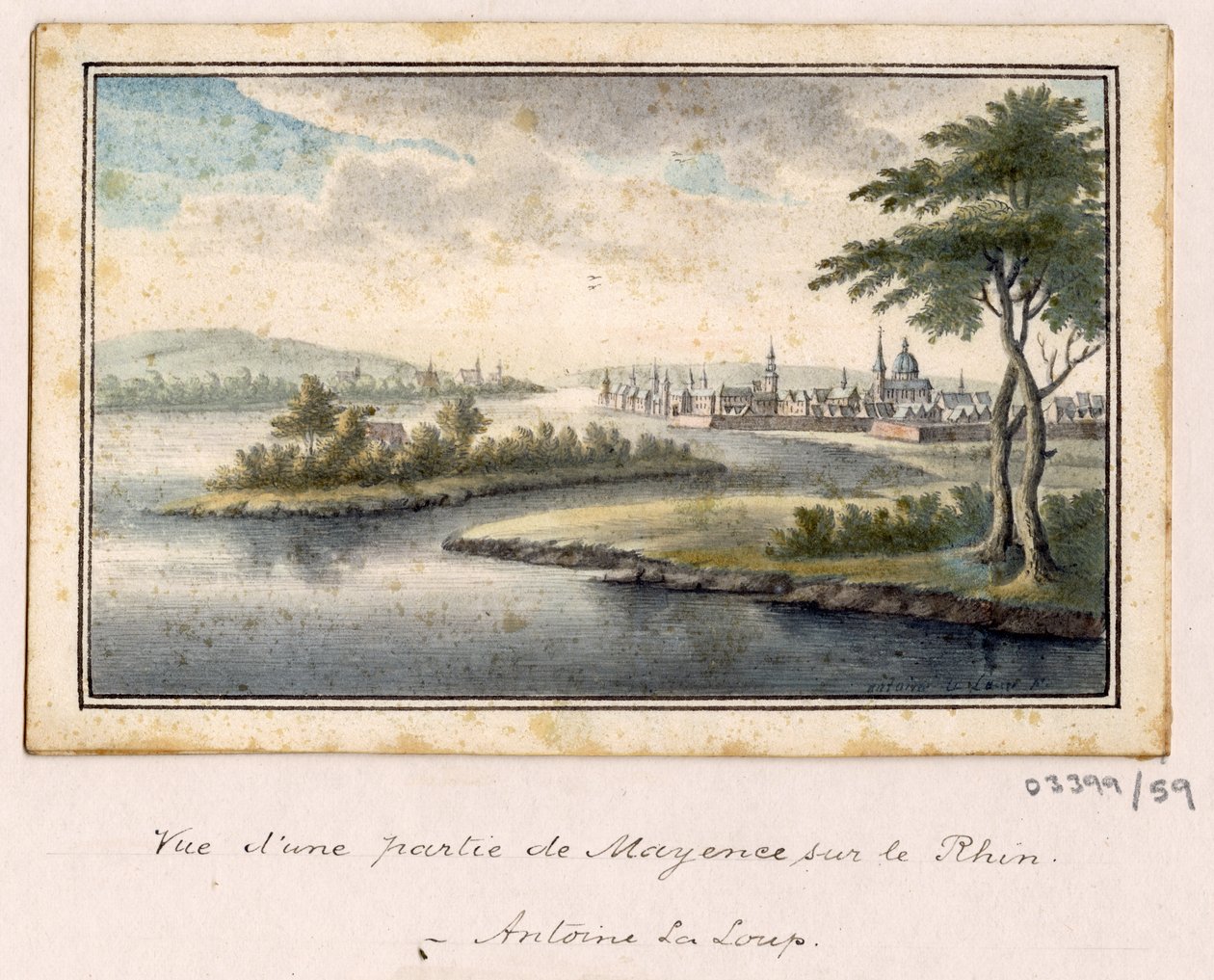 En serie skisser, vyer i Storbritannien, kontinenten och Amerika 1772-1778 (akvarell) av British School