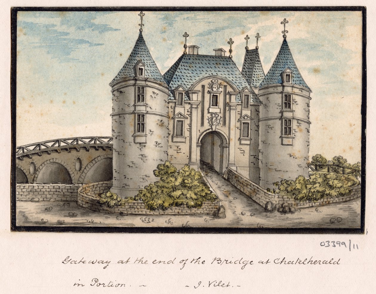 En serie skisser, vyer i Storbritannien, kontinenten och Amerika 1772-1778 (akvarell) av British School