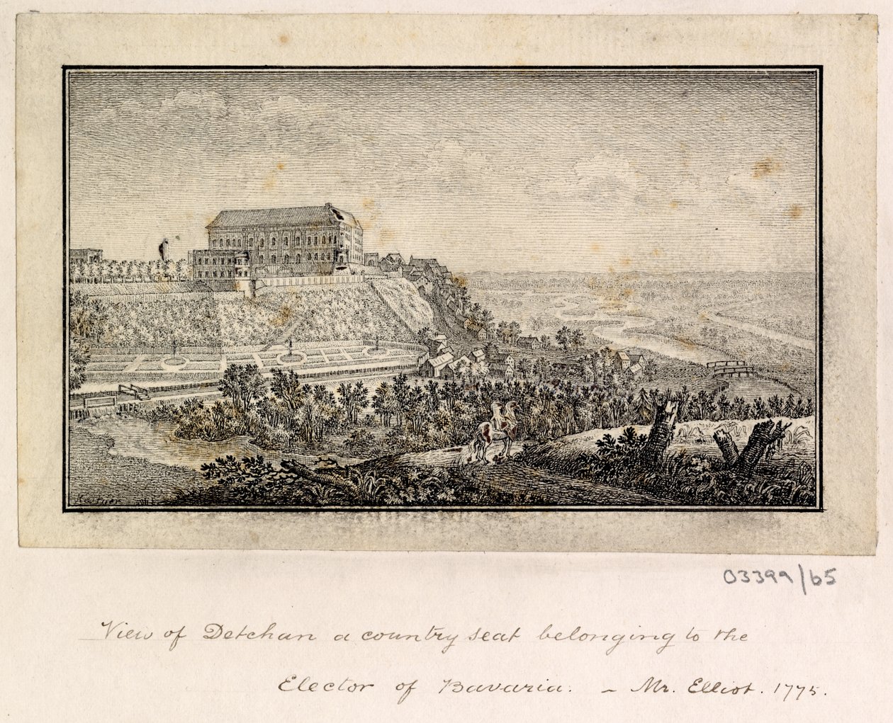 En serie skisser, vyer i Storbritannien, kontinenten och Amerika 1772-1778 (ritning) av British School