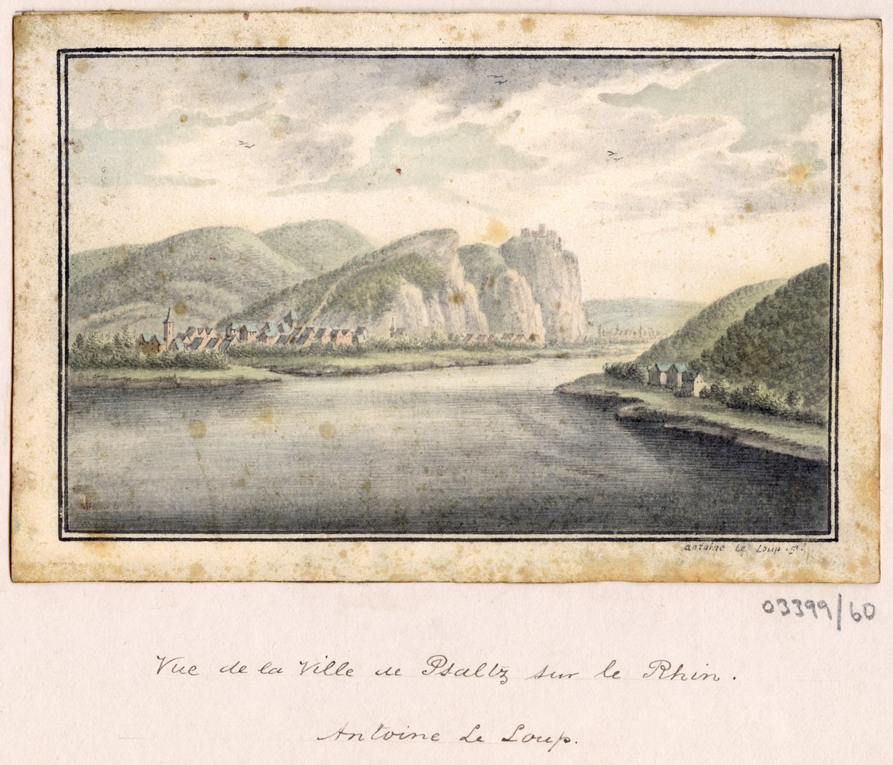 En serie skisser, vyer i Storbritannien, på kontinenten och i Amerika 1772-1778 (akvarell) av British School
