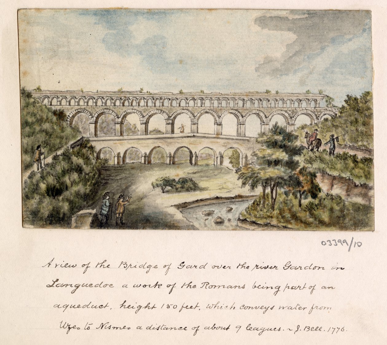En serie skisser, vyer i Storbritannien, kontinenten och Amerika 1772-1778 (akvarell) av British School
