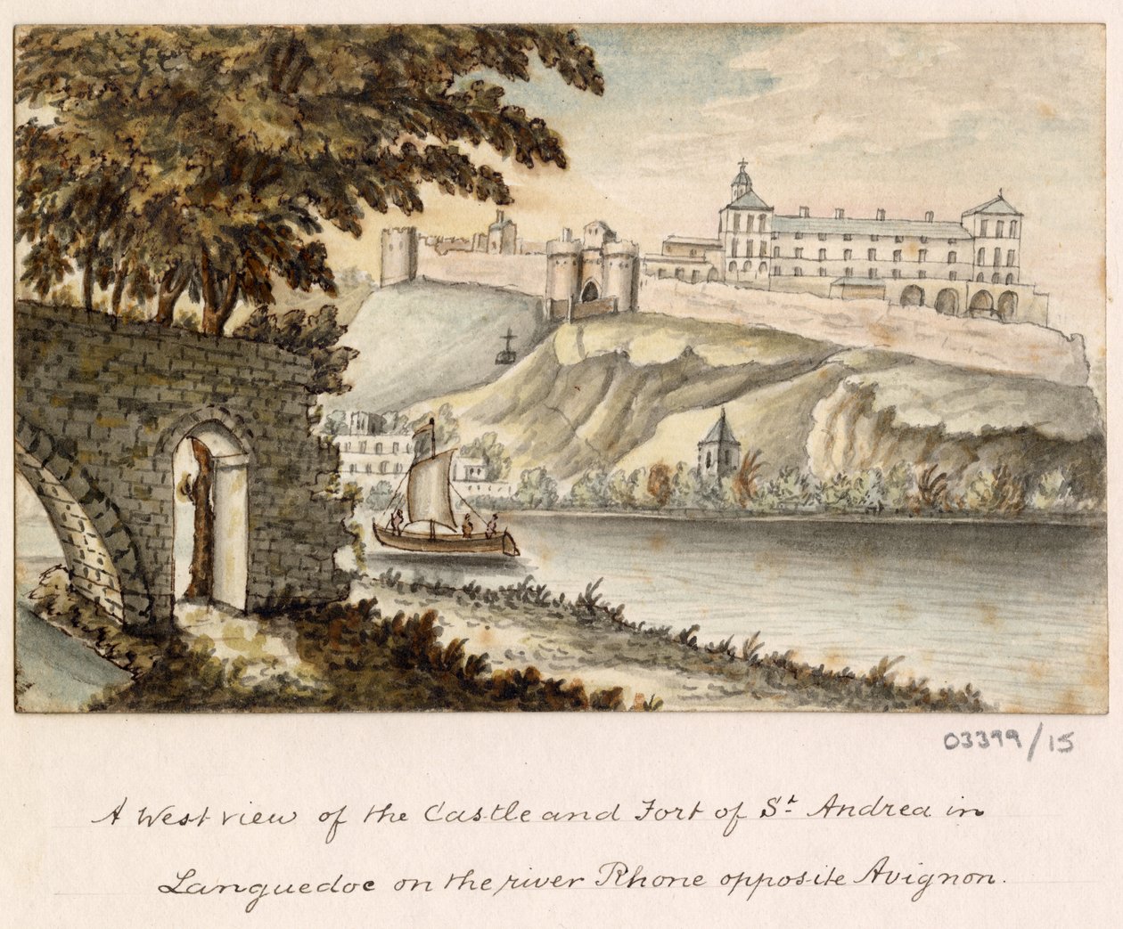 En serie skisser, vyer i Storbritannien, kontinenten och Amerika 1772-1778 (akvarell) av British School