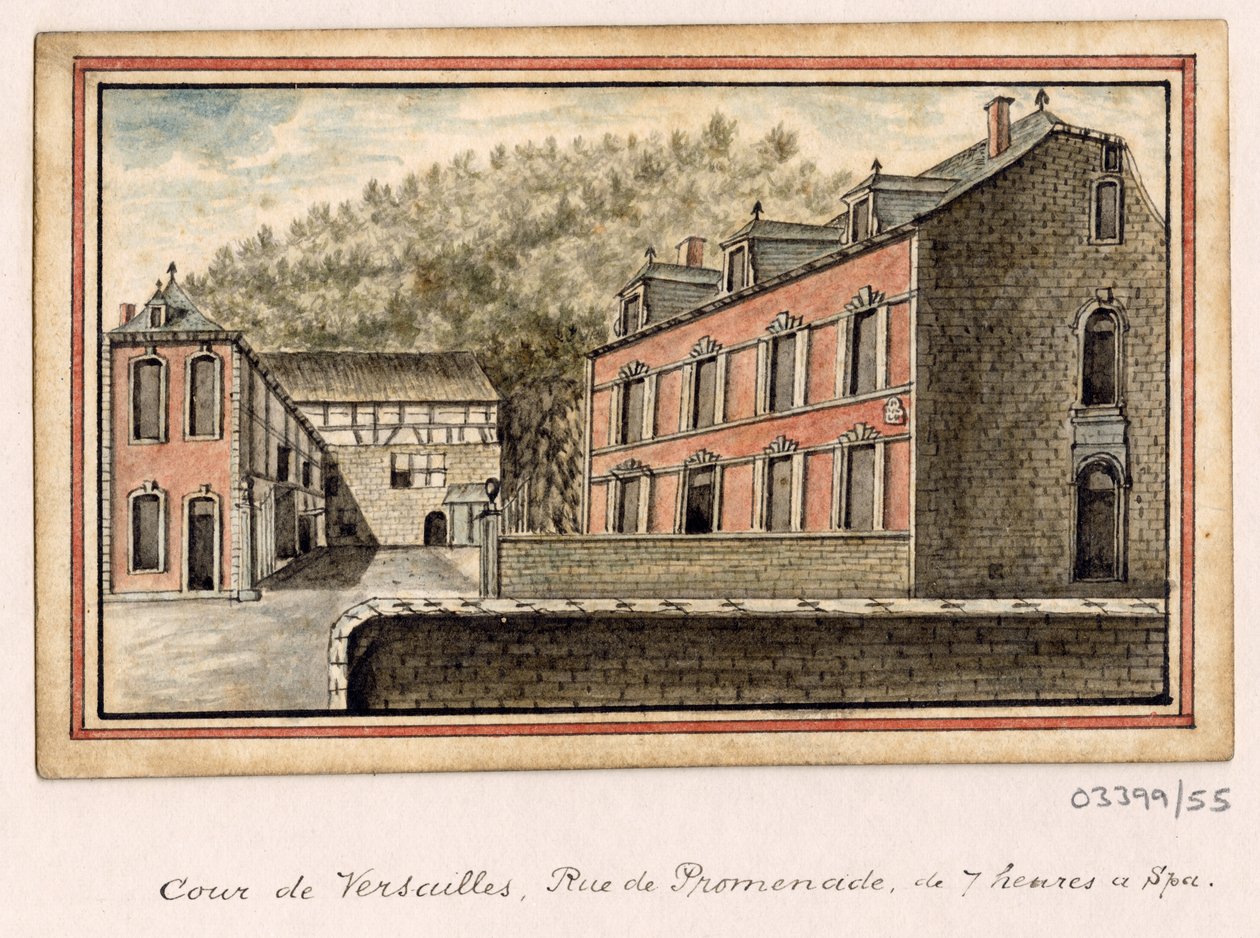 En serie skisser, vyer i Storbritannien, kontinenten och Amerika 1772-1778 (akvarell) av British School