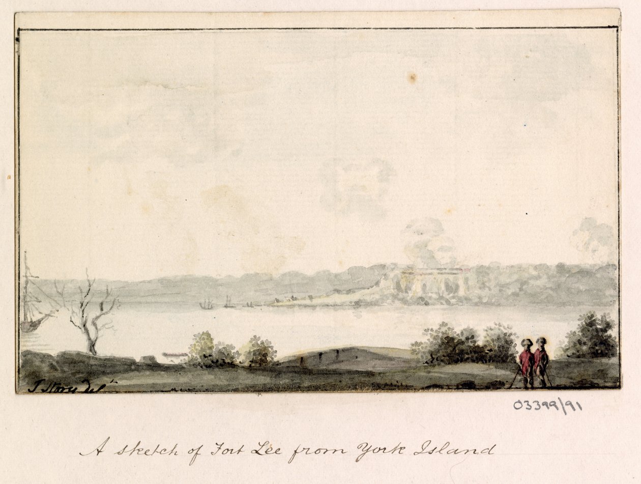 En serie skisser, vyer i Storbritannien, kontinenten och Amerika 1772-1778 (akvarell) av British School