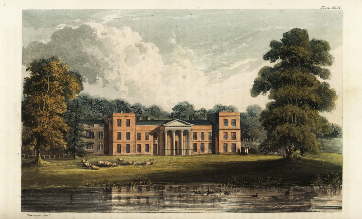 Clumber Park, Nottinghamshire, säte för hertigen av Newcastle av British School