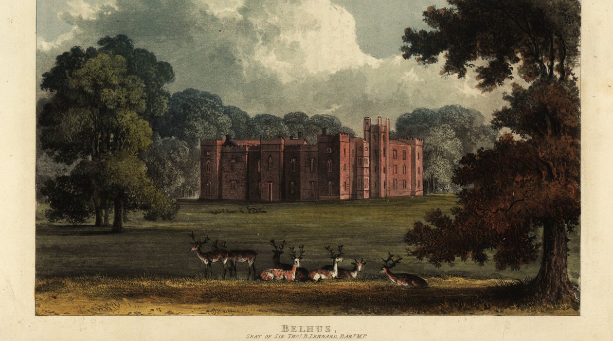 Clumber Park, Nottinghamshire, säte för hertigen av Newcastle av British School