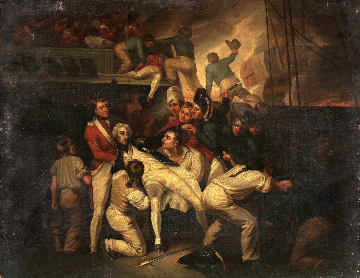 Death of Nelson, c.1820 (olja på duk) av British School