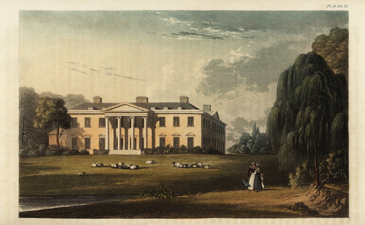 East Cowes Castle, Isle of Wight, säte för arkitekten John Nas av British School
