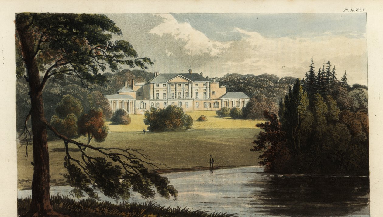 Enmore Castle, Somerset, säte för den 3:e earlen av Egmont av British School