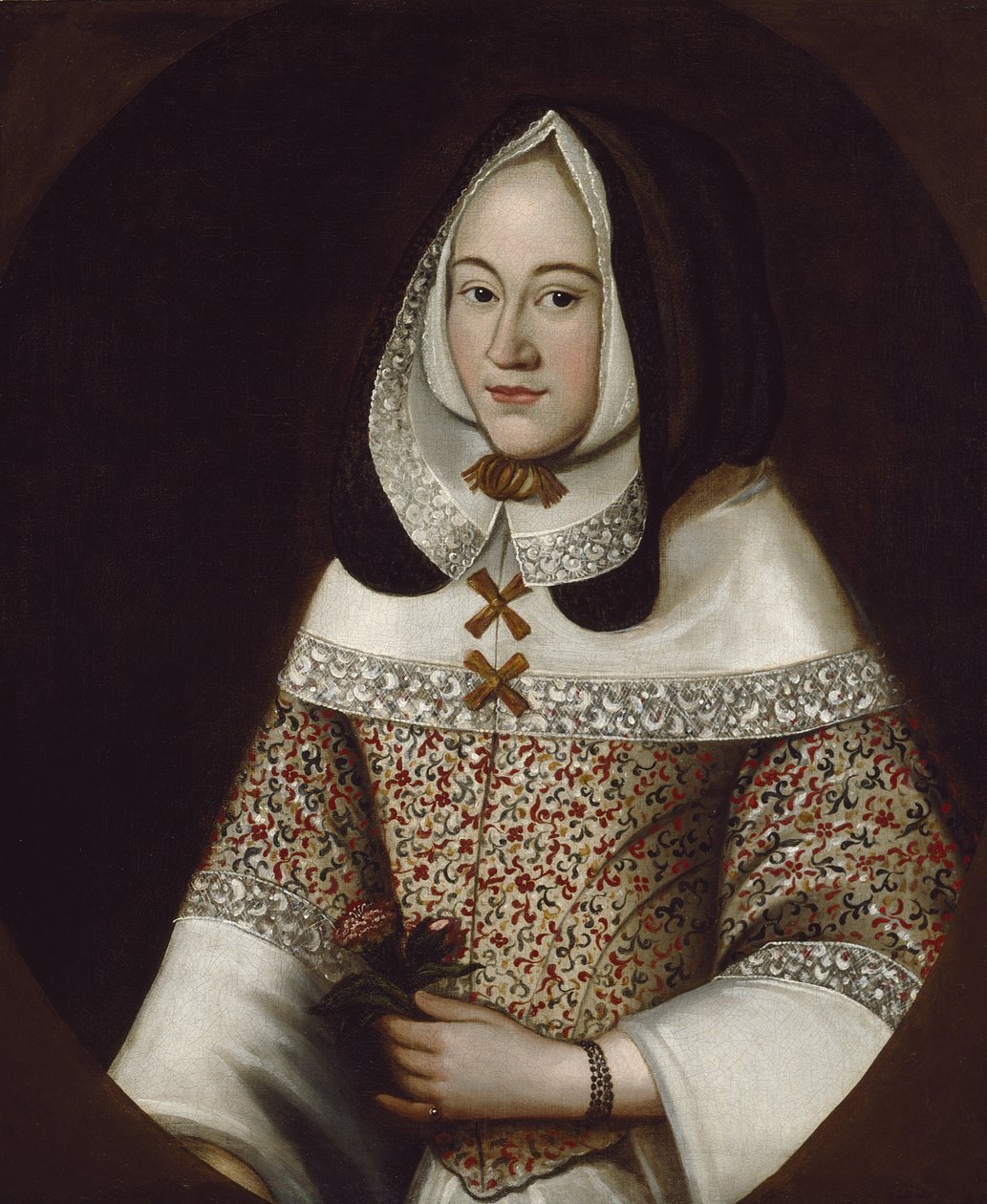Jane, första hustru till John Tradescant den yngre, c.1630 av British School