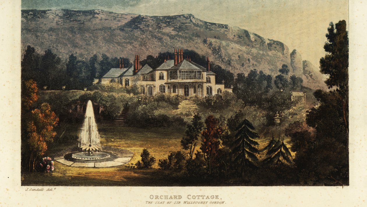Orchard Cottage, Isle of Wight, säte för Sir Willoughby Gordo av British School