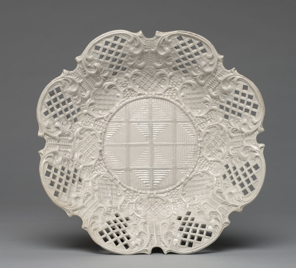 Plåt, tillverkad av en Staffordshire Factory, England, ca 1760 av British School