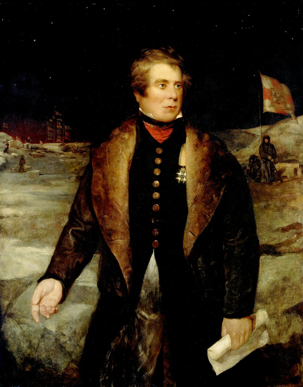 Sir John Ross (1777-1856), ca 1833 (oljemålning) av British School