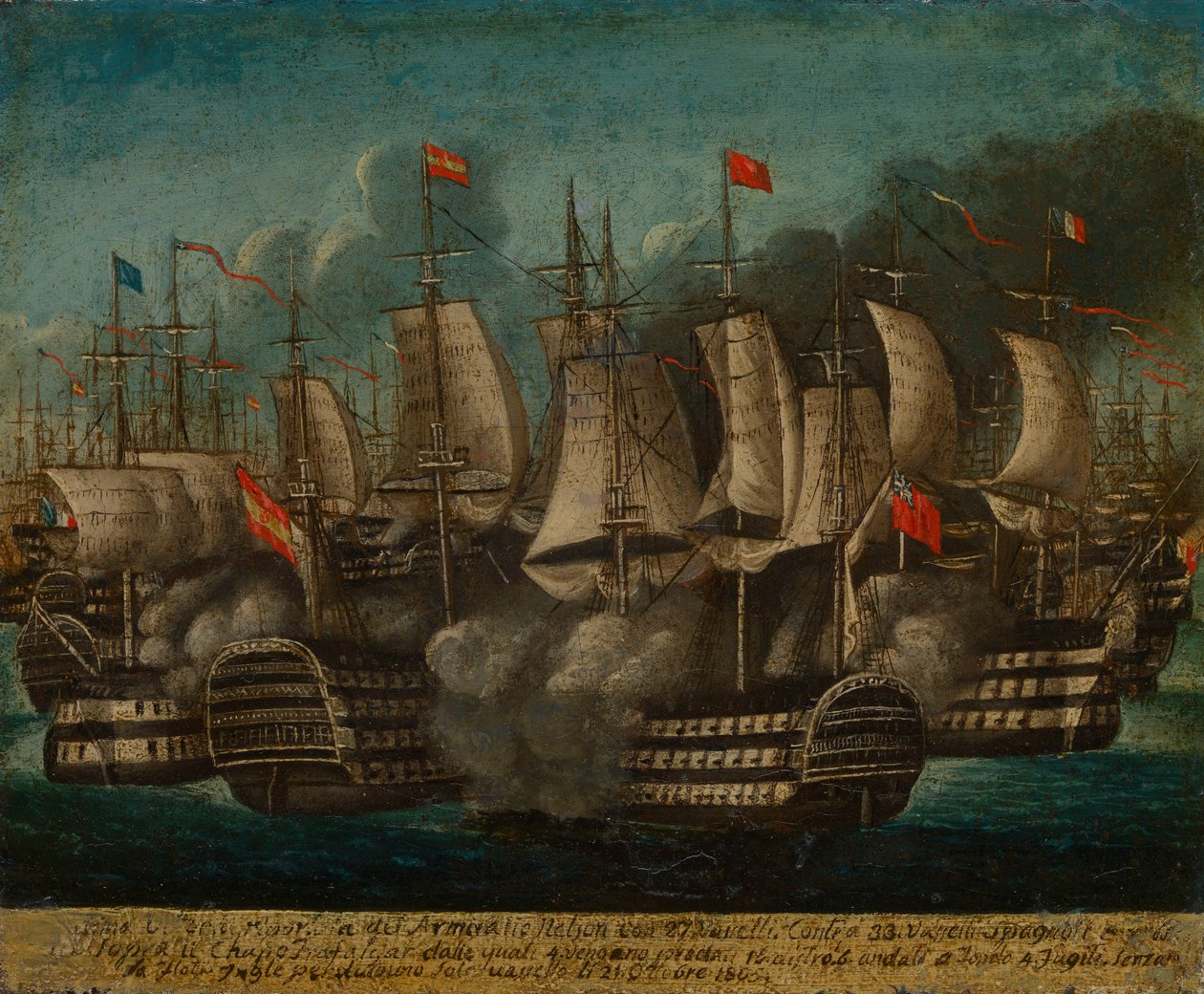 Slaget vid Trafalgar, 21 oktober 1805", British School av British School