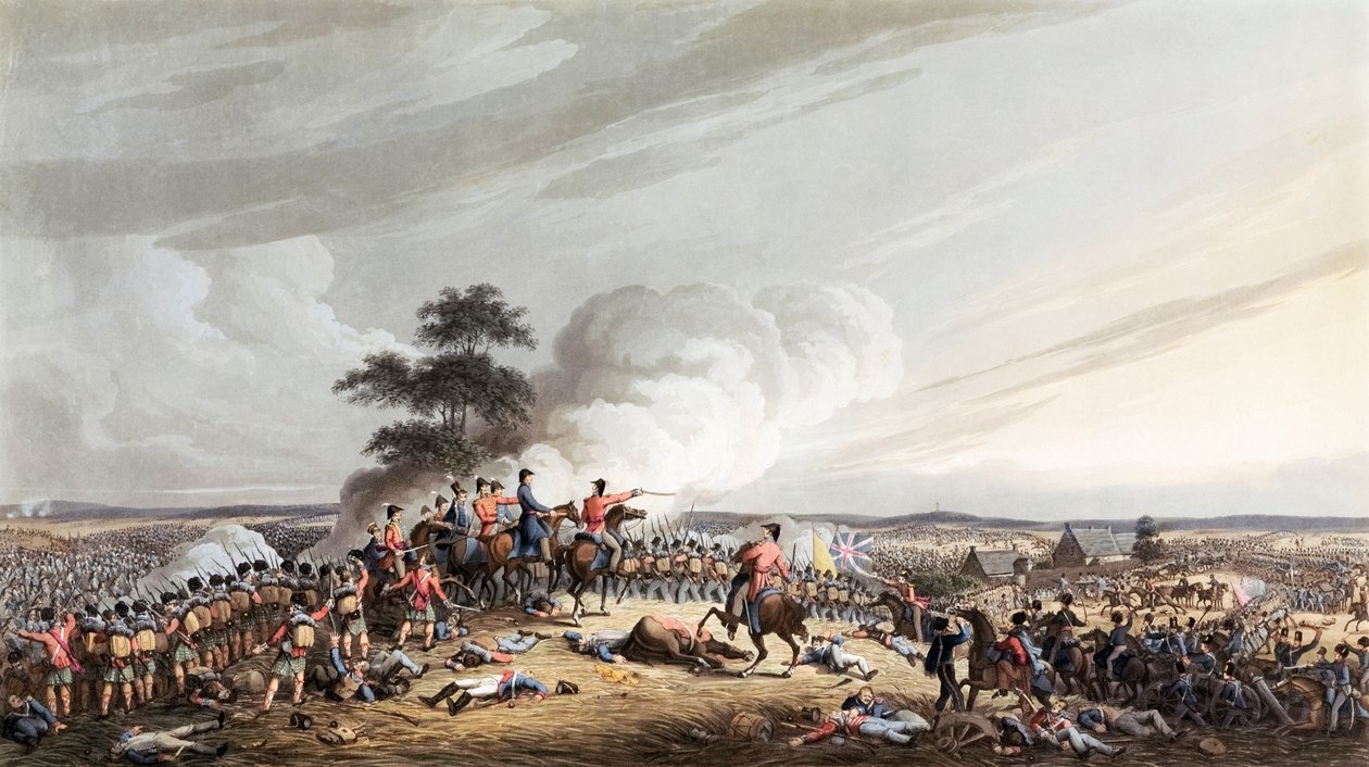 Slaget vid Waterloo, 18 juni av British School