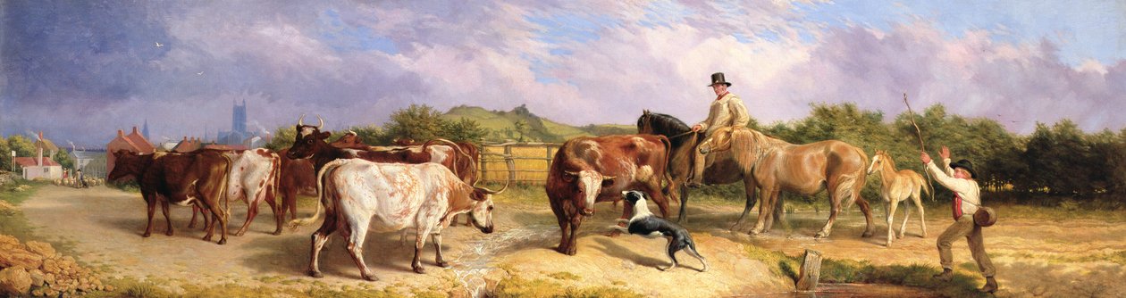 Vägen till Gloucester Fair av Briton Riviere