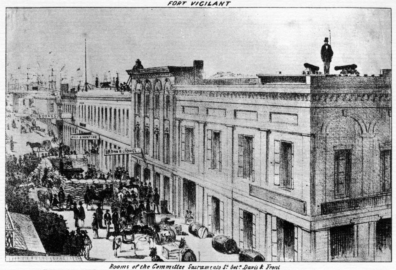 Fort Vigilant, Sacramento, Kalifornien, 1856 1937. av Britton and Rey