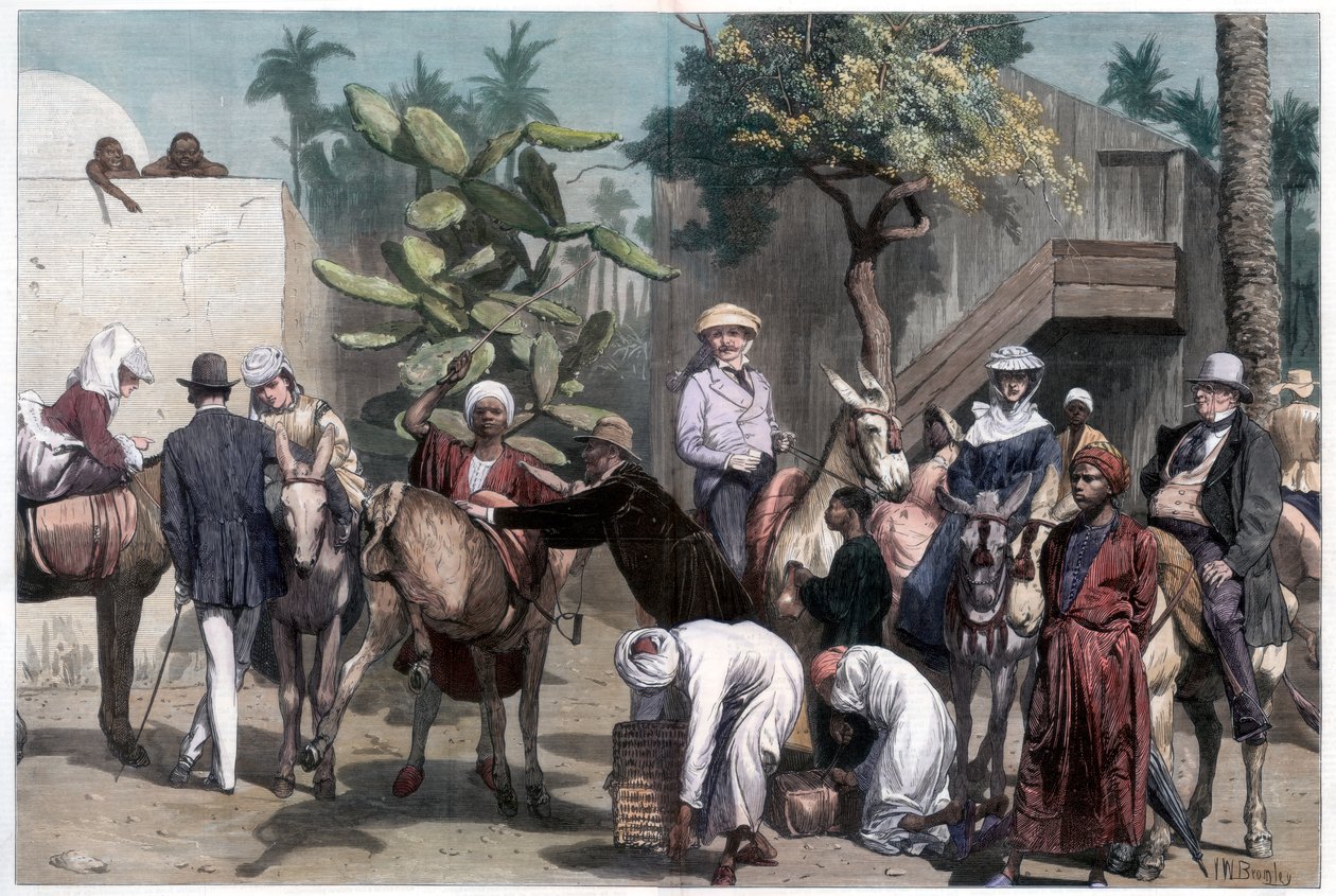 "Start för pyramiderna", 1874. av Bromley