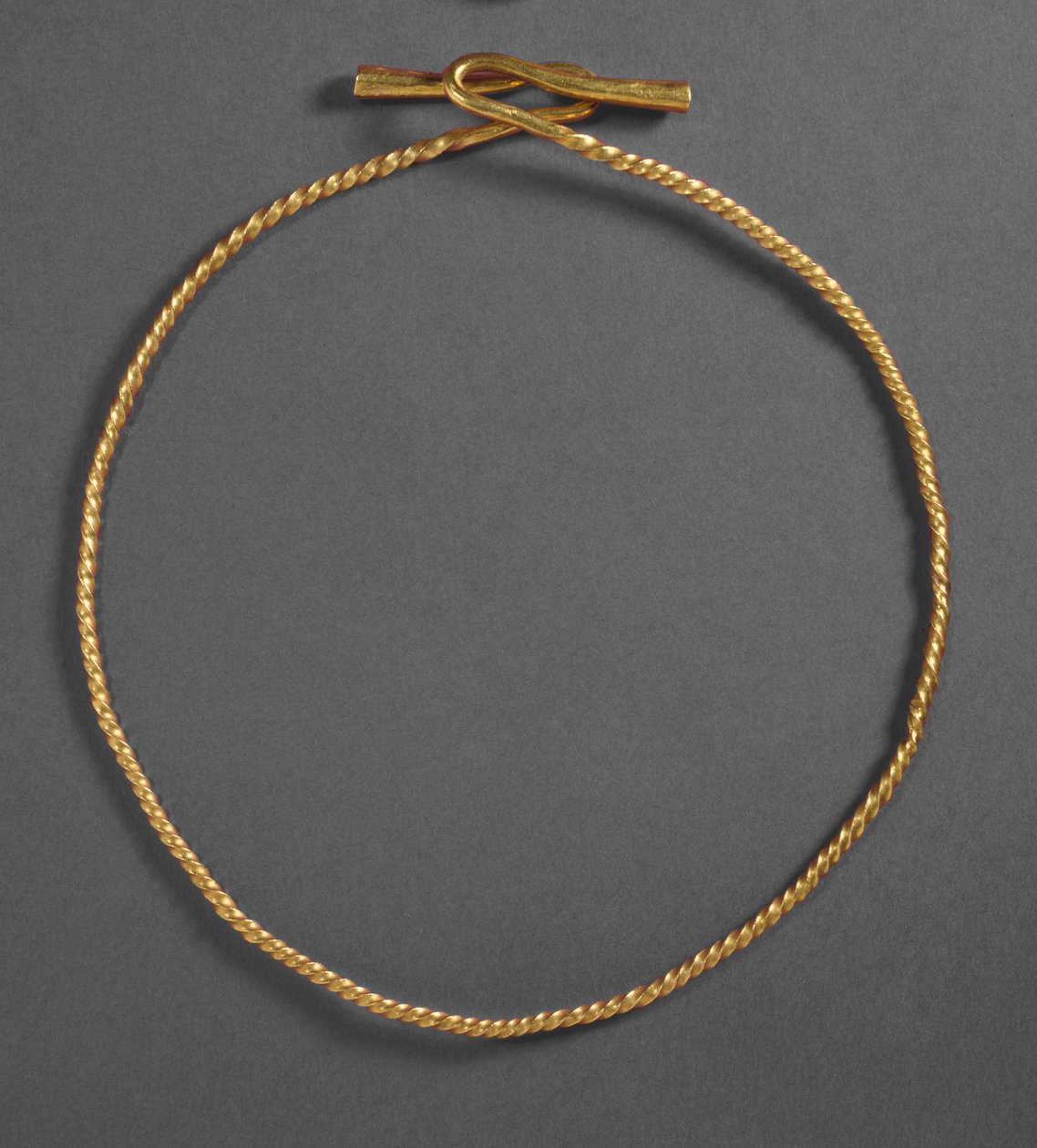 Halsband från Fresn-la-Mere, Frankrike, bronsåldersguld av Bronze Age