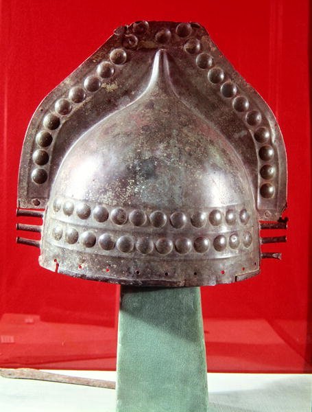 Hjälm, 1000 f.Kr. (metall) av Bronze Age