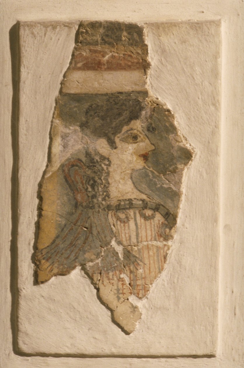 La Parisienne från palatskomplexet i Knossos av Bronze Age culture