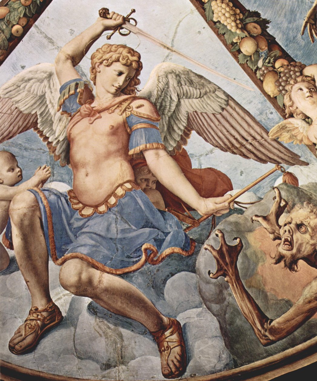 Fresker i Eleonora da Toledos kapell i Palazzo Vecchio i Florens, takfresker av Agnolo Bronzino