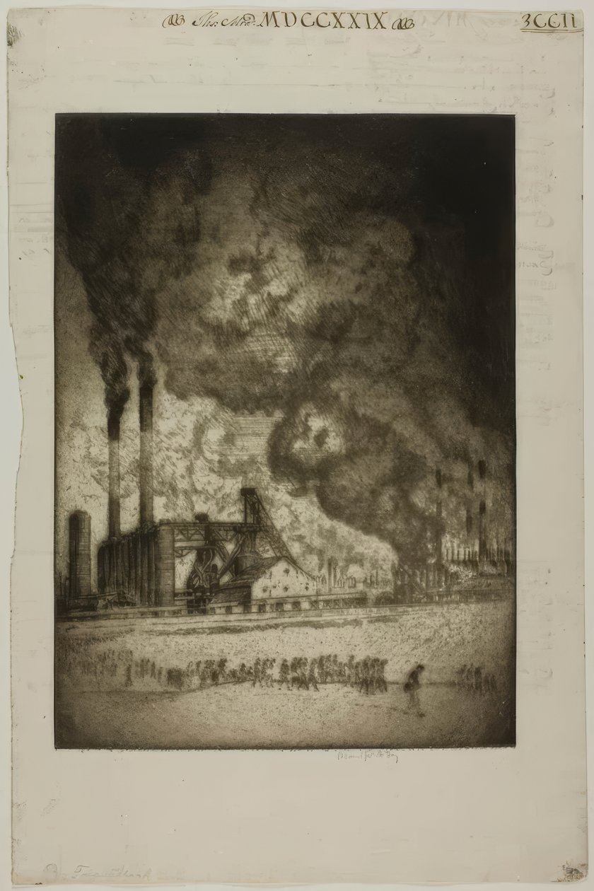 Chicago – Klockan fem – 92nd St av Bror Julius Olsson Nordfeldt