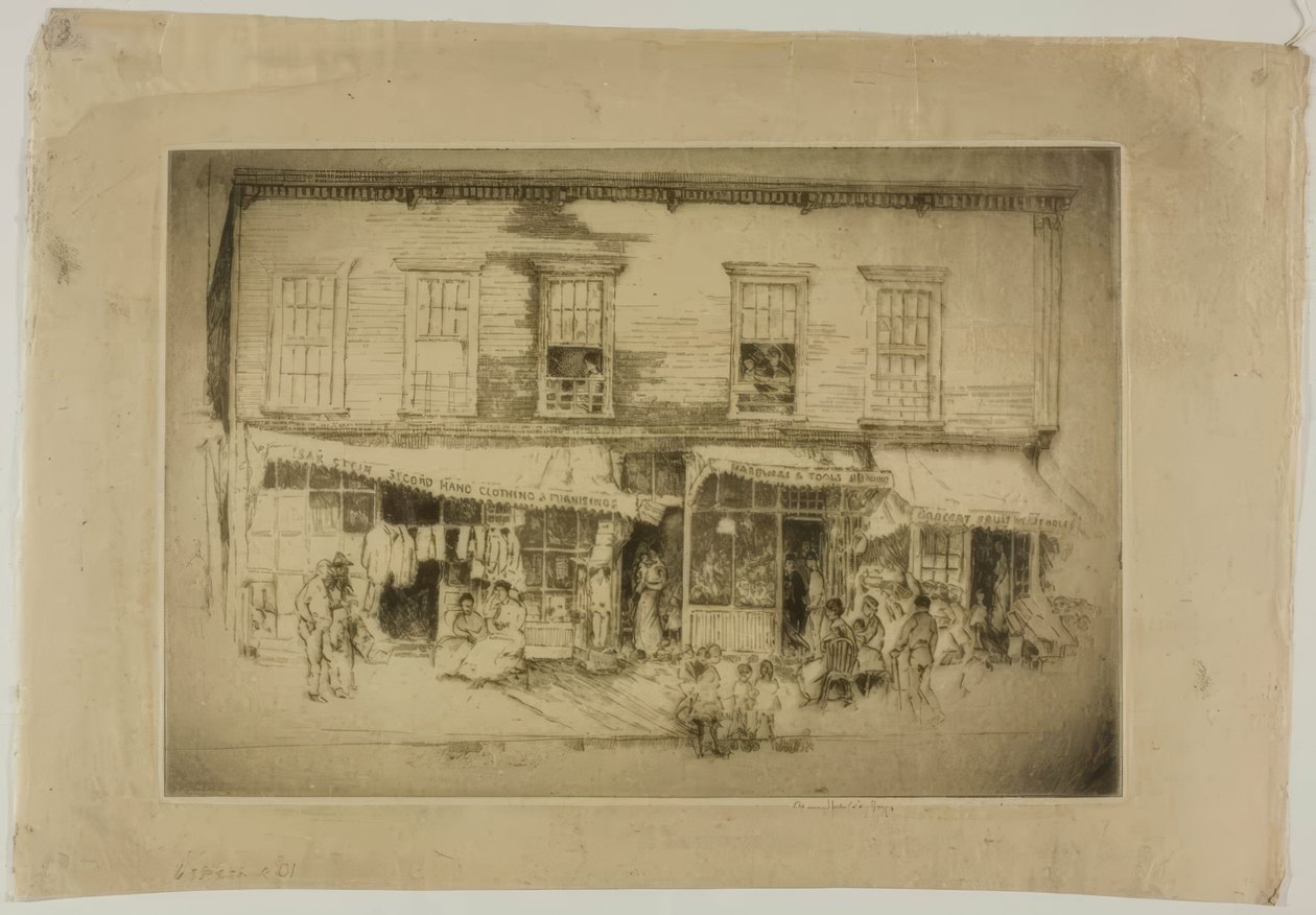 Chicago – Nr 638 South Clark St. av Bror Julius Olsson Nordfeldt