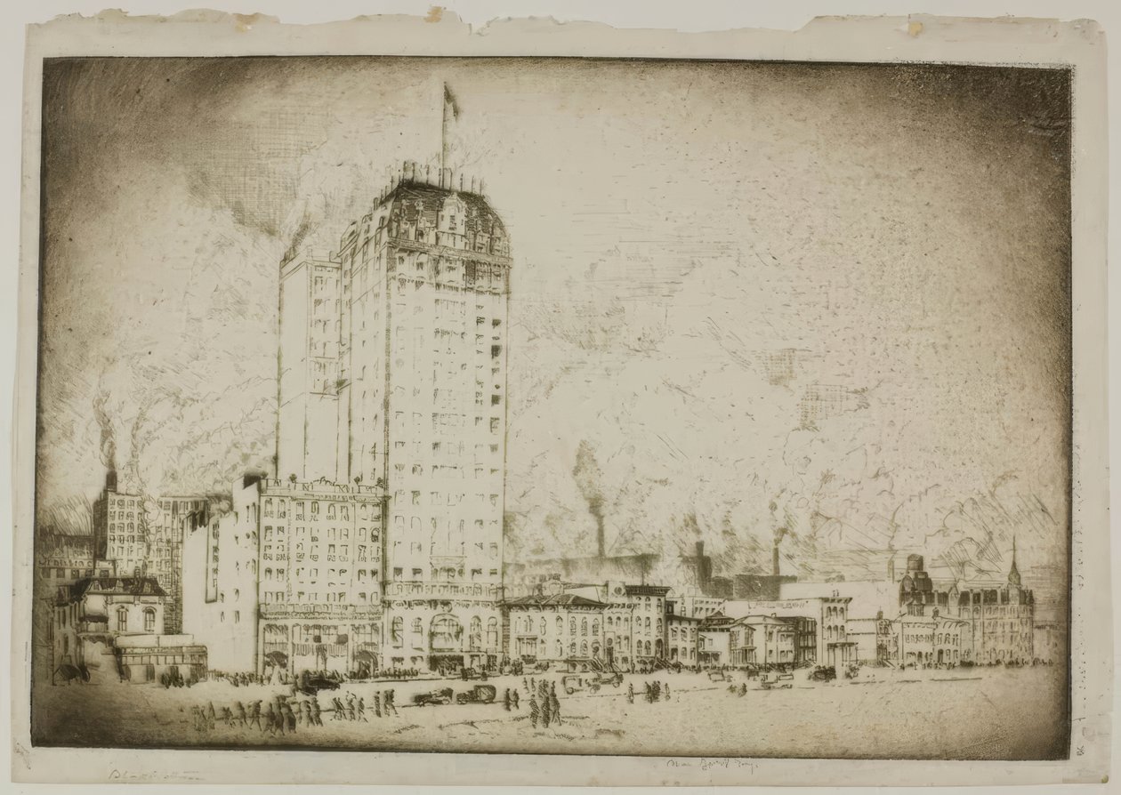 Chicago – The Blackstone Hotel av Bror Julius Olsson Nordfeldt