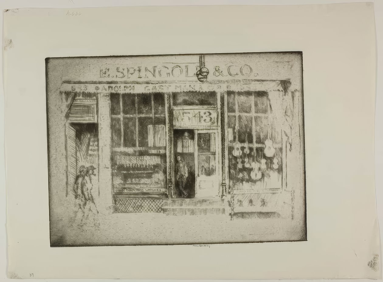 Chicago - Pantbanken av Bror Julius Olsson Nordfeldt