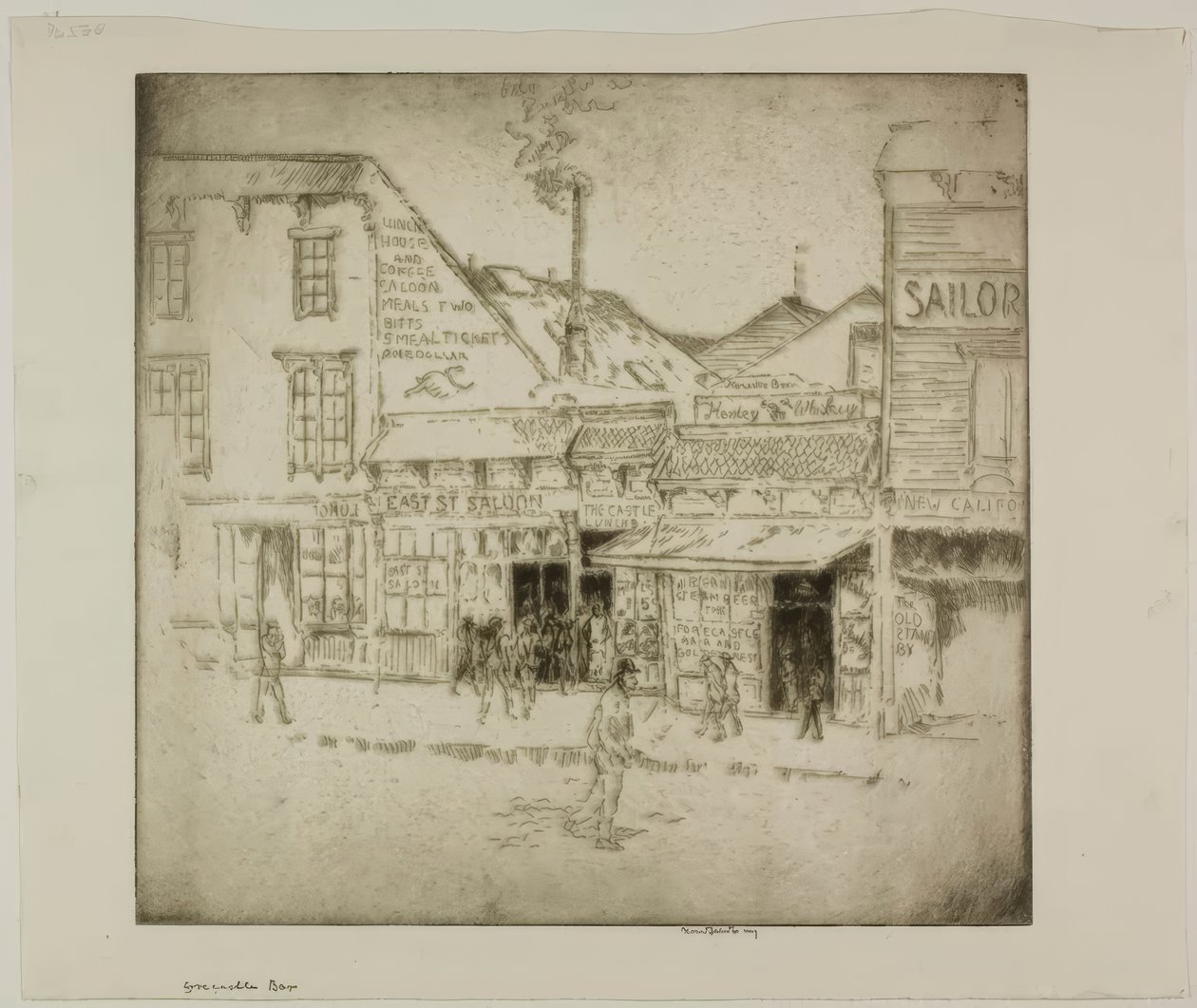 Förkastellet Bar av Bror Julius Olsson Nordfeldt