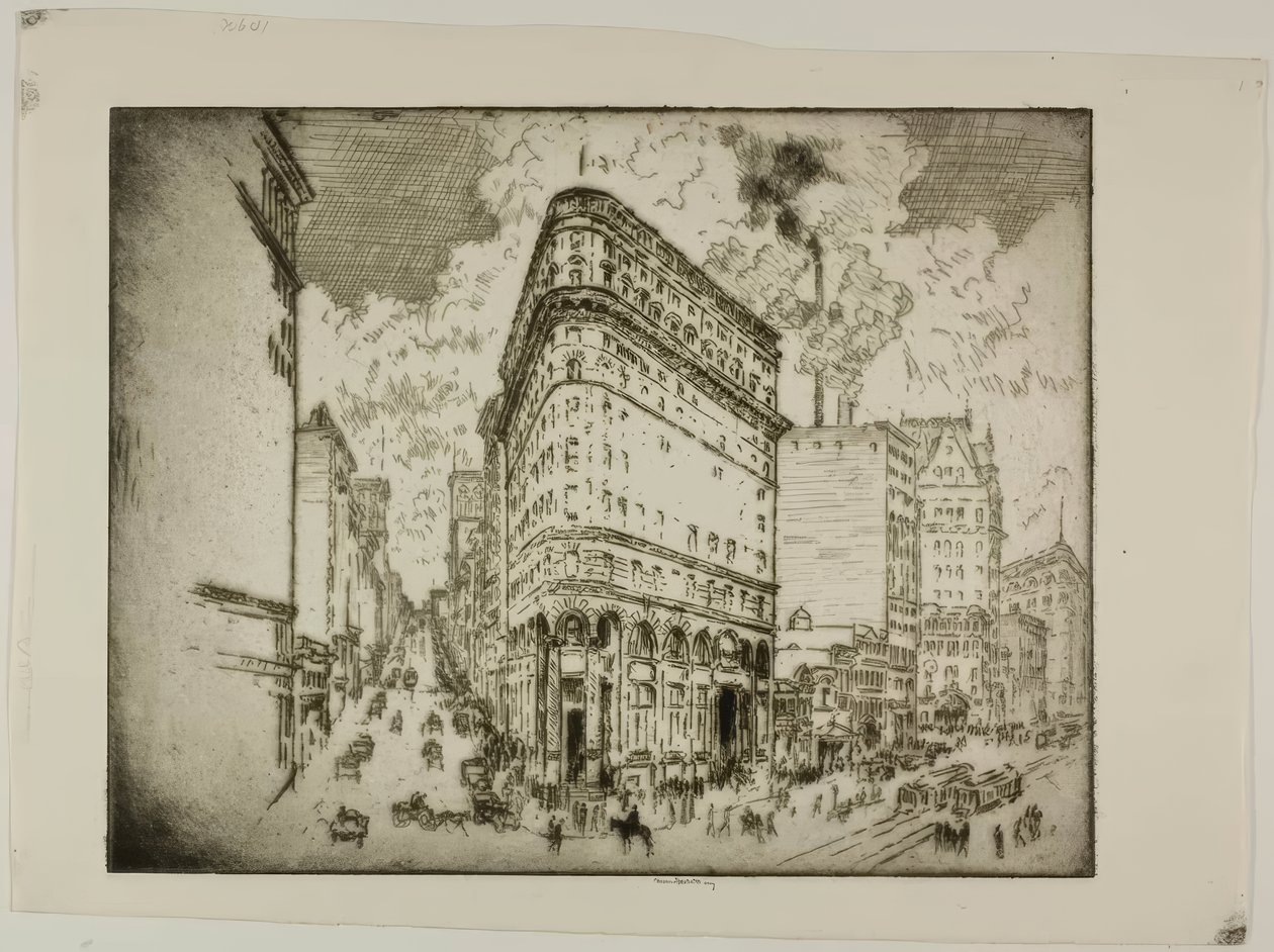 San Francisco – Beriden polis av Bror Julius Olsson Nordfeldt