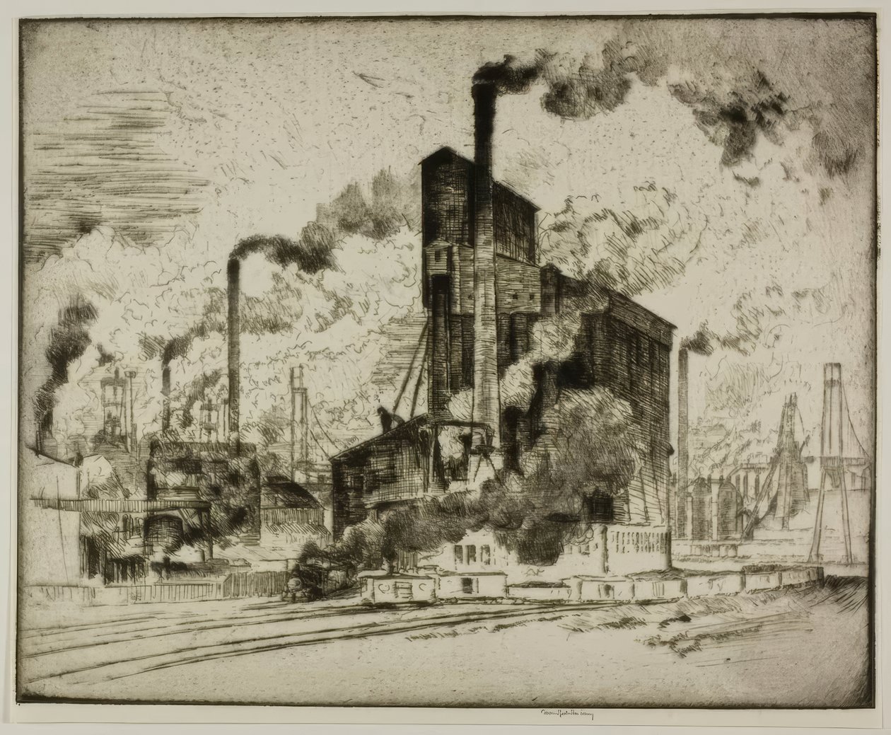 Den stora hissen av Bror Julius Olsson Nordfeldt