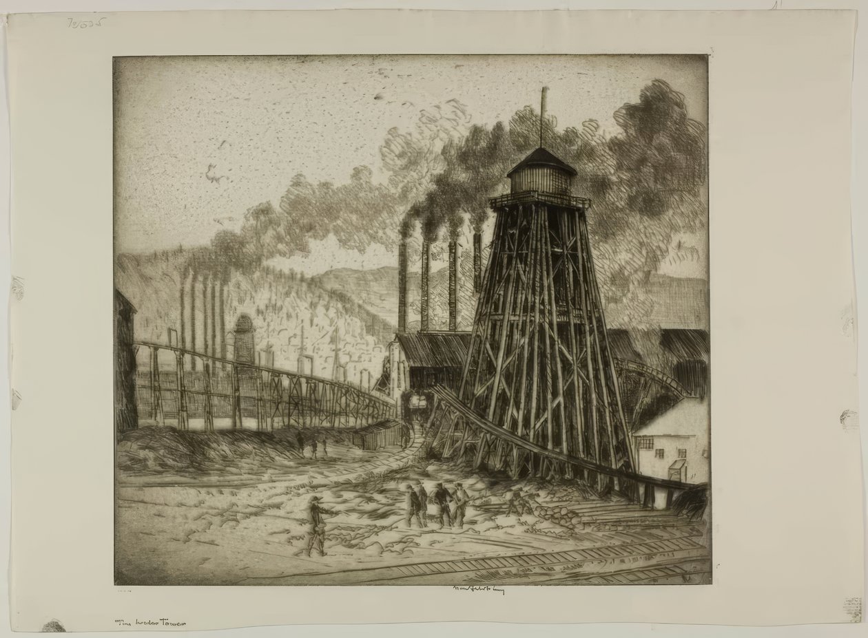 Vattentornet av Bror Julius Olsson Nordfeldt