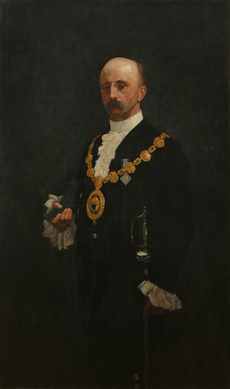 Borgmästare W. J. Bazeley, ca 1895-97 (olja på duk) av Bror. Kronstrand