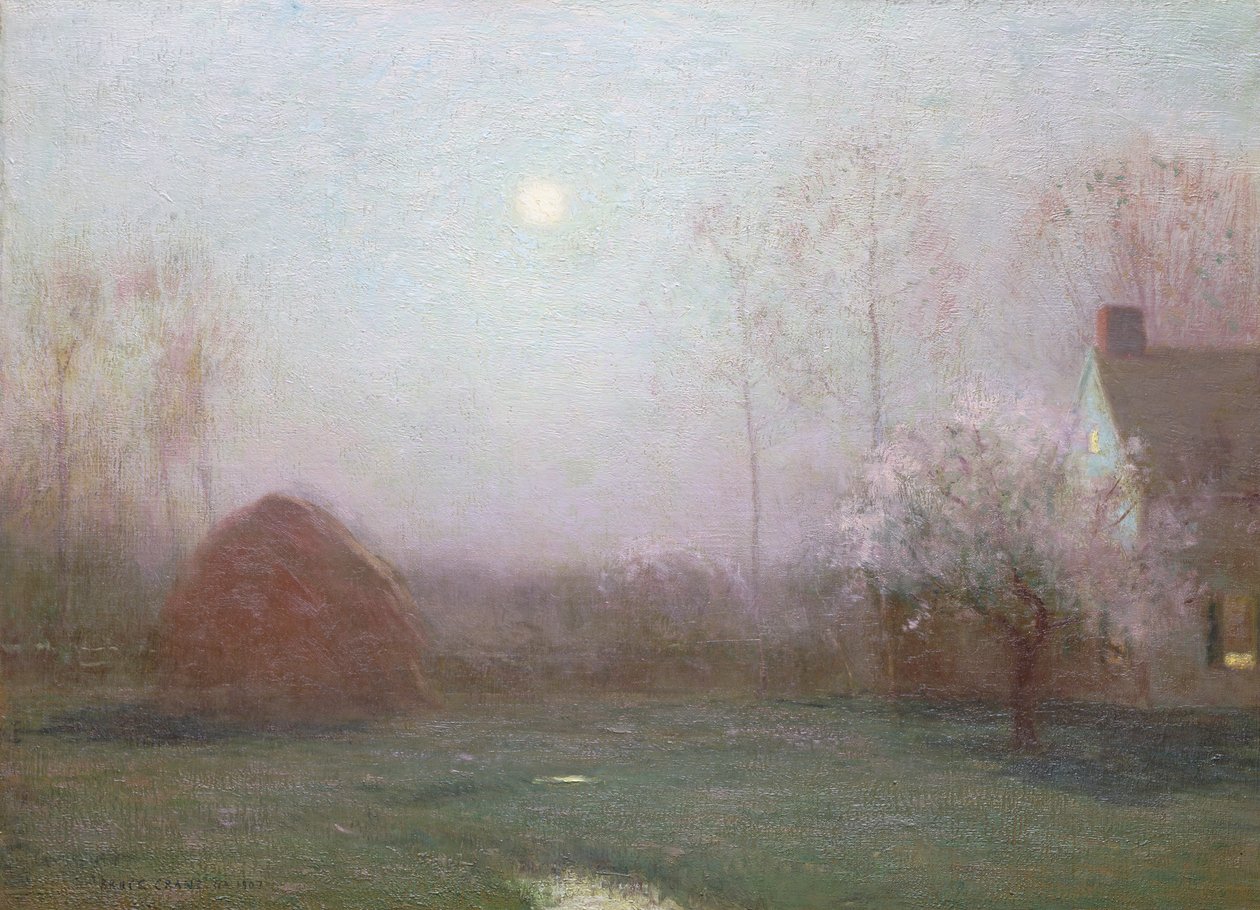 Månen i maj, 1907 av Bruce Crane