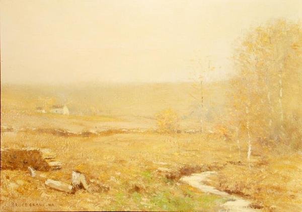 Novembermorgon (olja på duk) av Bruce Crane