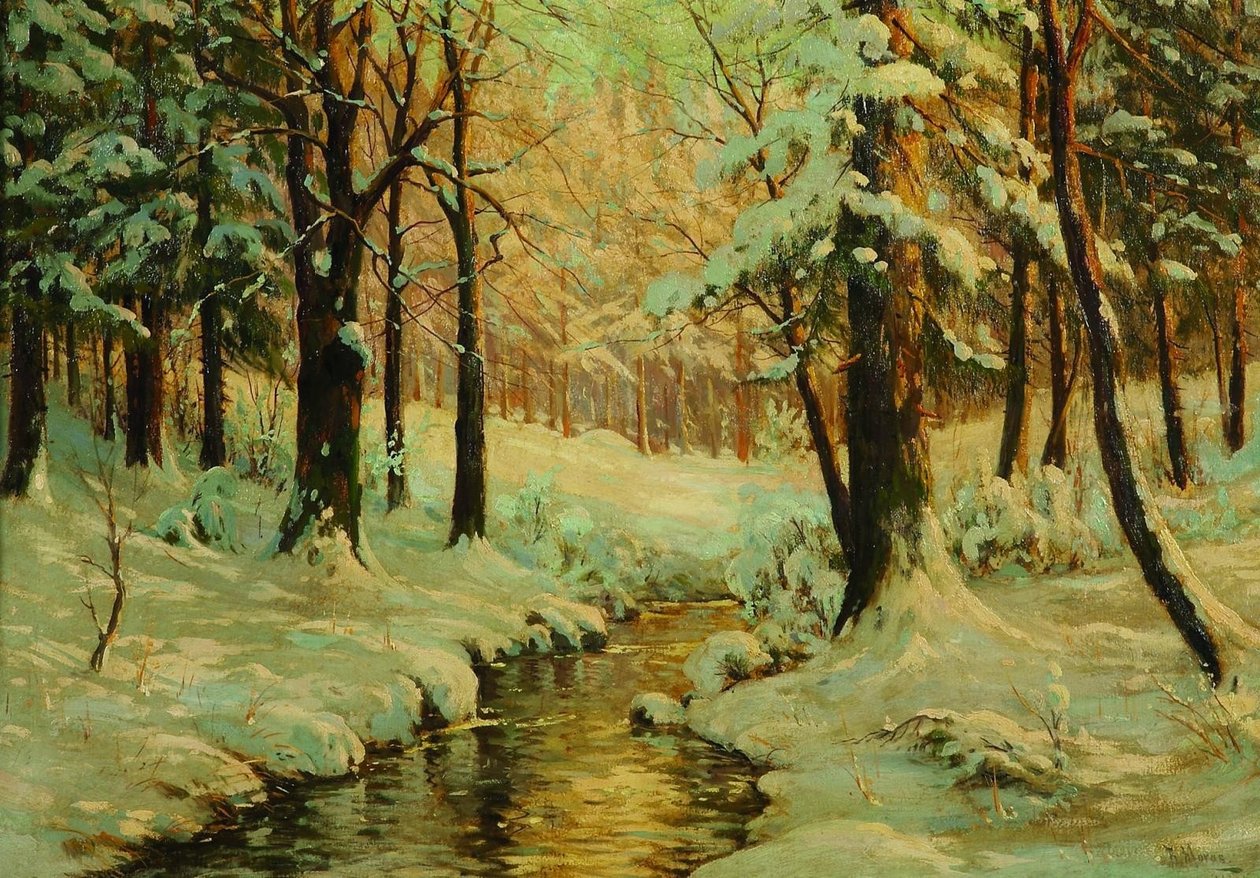  Winterwald am Brocken im Harzn av Bruno Moras