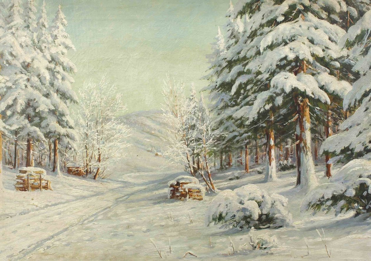 Winterlandschaftn av Bruno Moras